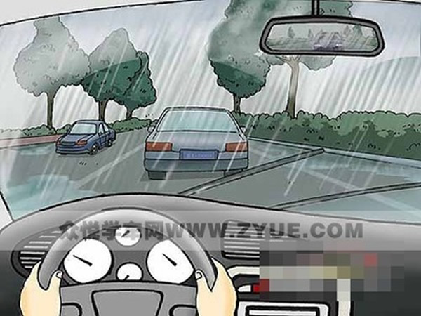 科目二、科目三遇到下雨天應該怎樣做？考試順利會通過