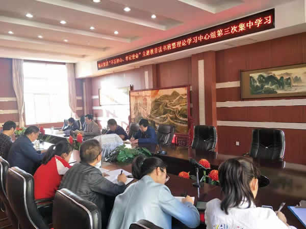 隴運(yùn)集團(tuán)公司召開“不忘初心、牢記使命”主題教育讀書班暨理論學(xué)習(xí)中心組第三次、第四次集中學(xué)習(xí)會議